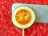 Old sports badge Bratislava 78 Czechoslovakia