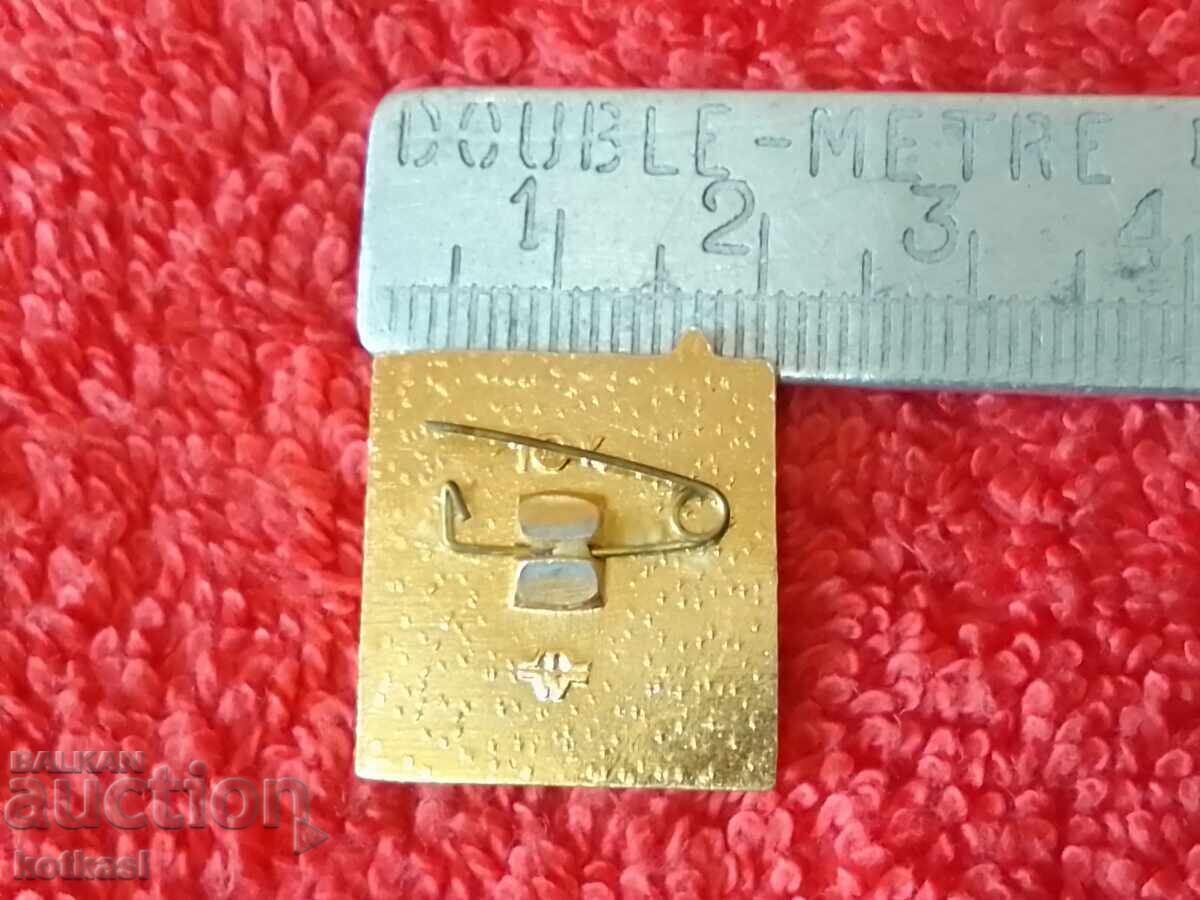 Old social badge 1917 - 1977 excellent with price € 1.80 | 3.52 BGN