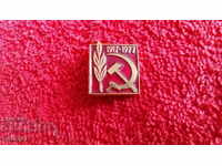 Old social badge 1917 - 1977 excellent