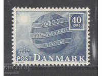 1949. Denmark. 75 years UPU.
