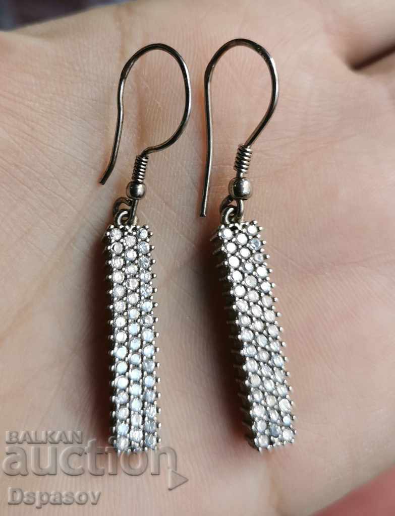 Silver 925 Earrings with Zircons