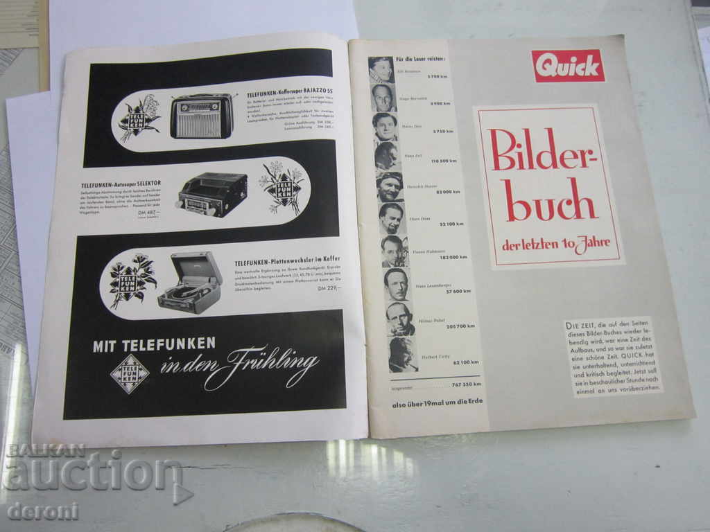 Auction German special edition Quick magazine Auction German special edition Quick magazine