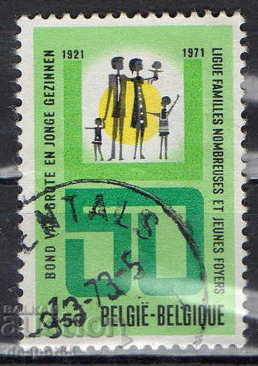 1971. Belgium. 50 years of the organization of large families.