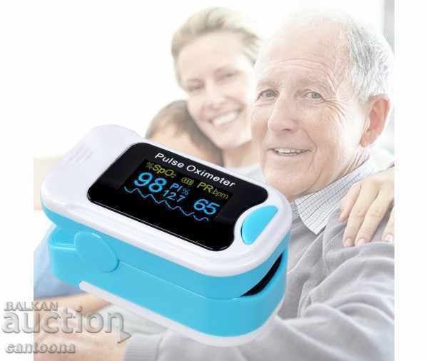 Finger pulse oximeter, measurement of Sp02 and PR / bpm with price 19.98 BGN | € 10.22 Finger pulse oximeter, measurement of Sp02 and PR / bpm with price 19.98 BGN | € 10.22