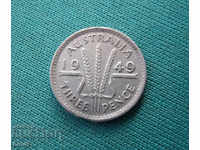 Αυστραλία 3 Pence 1949 Rare
