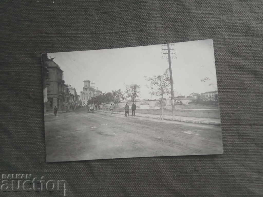 Bridge, river, cart Bridge, river, cart