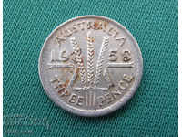 Australia 3 Pence 1958 UNC Rare Coin