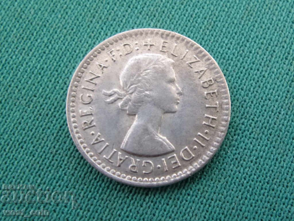 Australia 3 Pence 1959 UNC Rare Coin cu preț € 3.07 | 6.00 BGN
