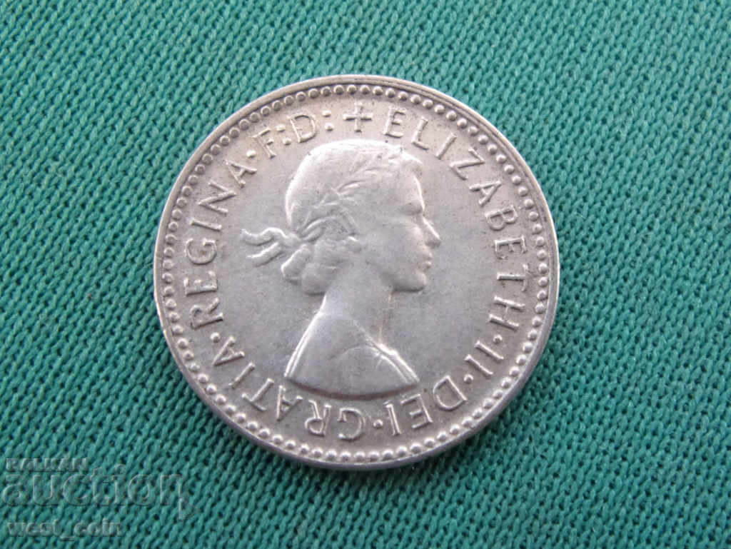 Australia 3 Pence 1960 UNC Rare Coin cu preț € 3.07 | 6.00 BGN