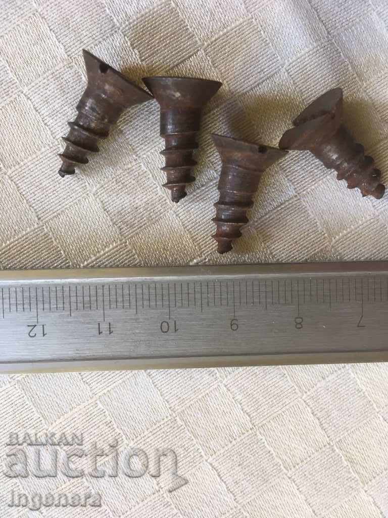 Delivery of VISION WOOD SCREW CONE LARGE THREAD - 4 PCS Delivery of VISION WOOD SCREW CONE LARGE THREAD - 4 PCS