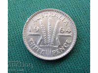 Αυστραλία 3 Pence 1964 UNC Rare Coin