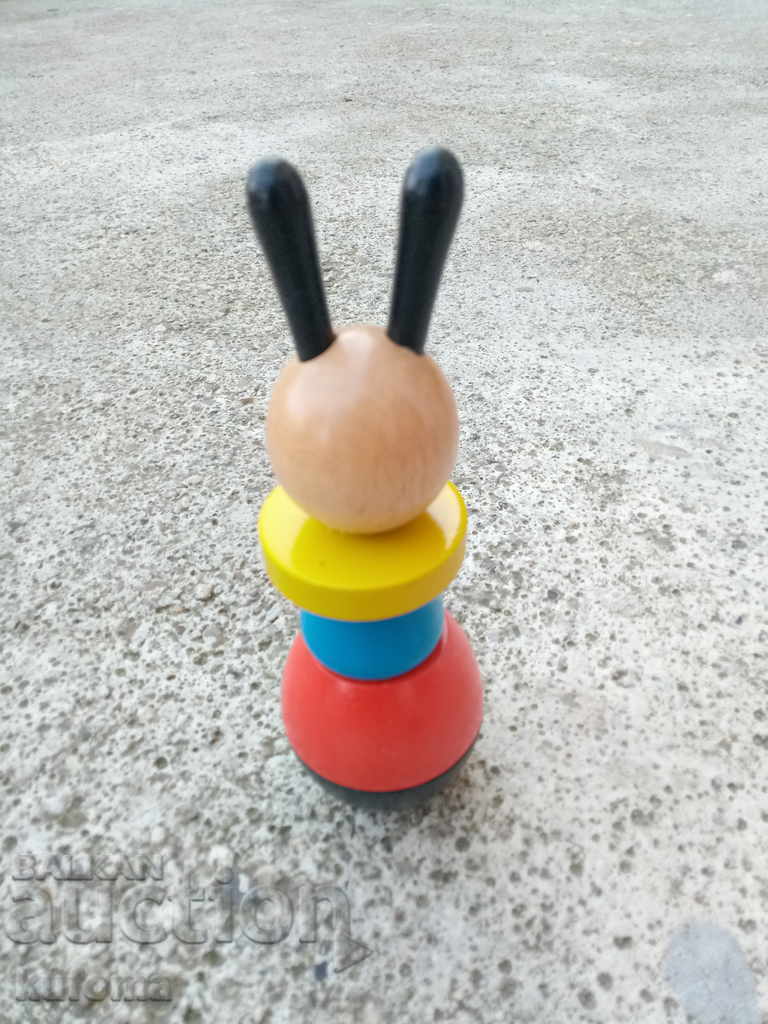 Auction Old wooden children's toy Auction Old wooden children's toy