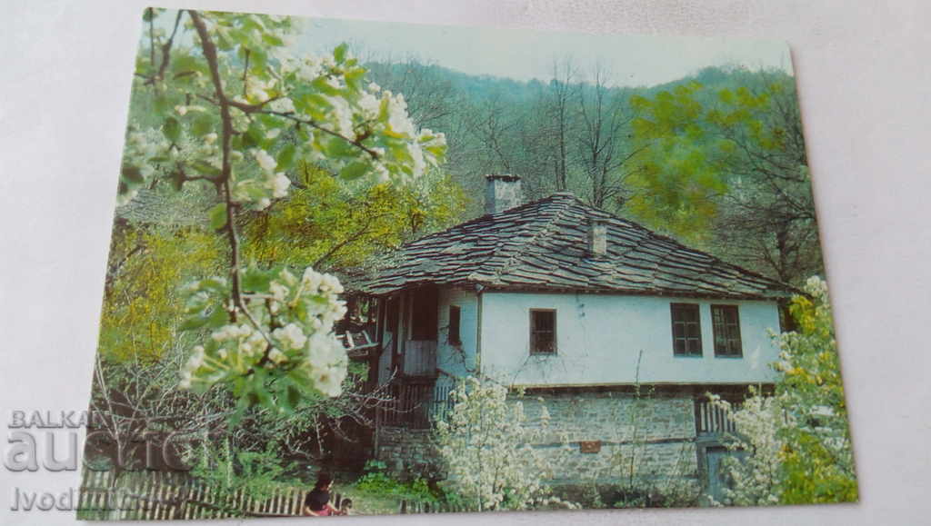 Καρτ ποστάλ Bozhentsi Παλιά αρχιτεκτονική 1979