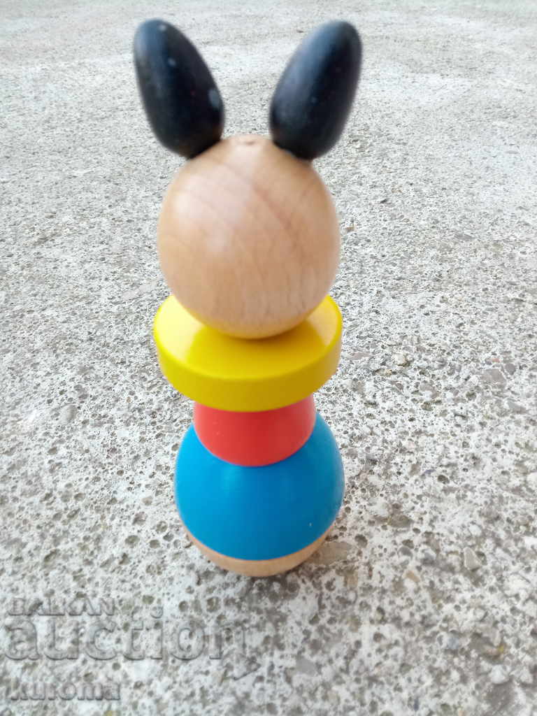 Auction Old wooden children's toy Auction Old wooden children's toy