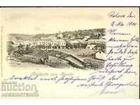 CARTE DE CĂLĂTORIE ORYAHOVO - POTSDAM 10 cenți LITTLE LION 1900