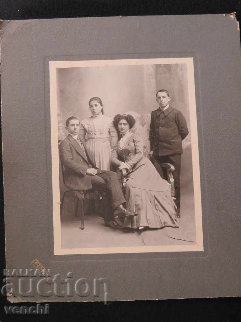 OLD PHOTO - CARDBOARD - LARGE - BABAJOV - SOFIA