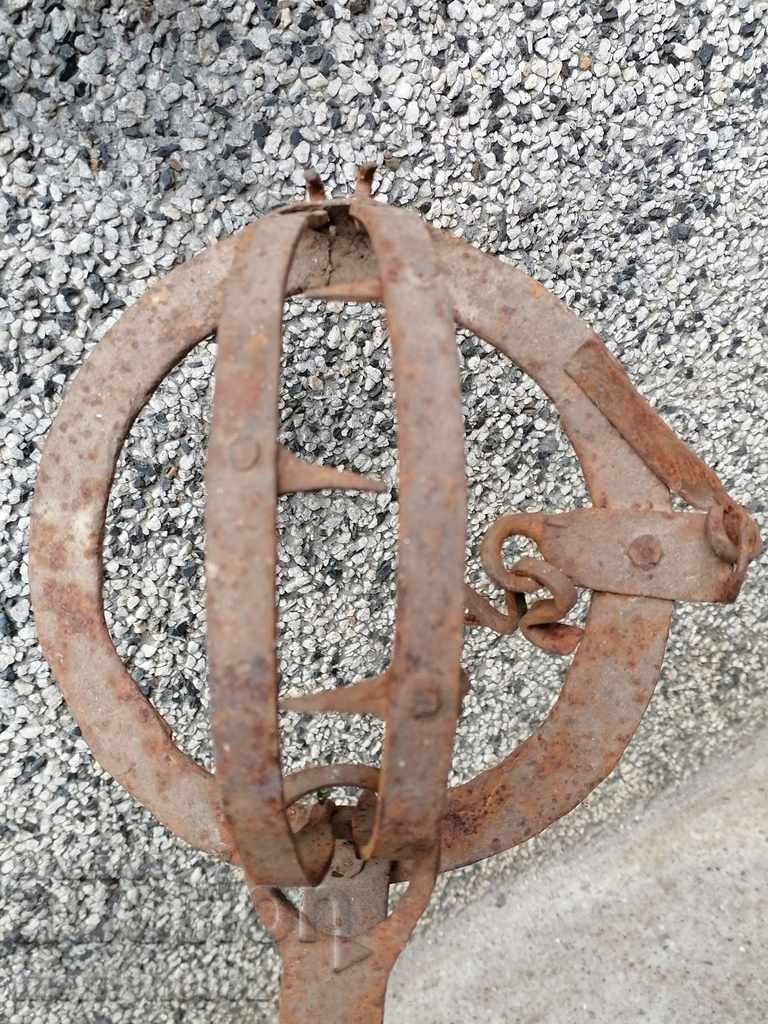 Old hand forged trap, wrought iron with price 48.00 BGN | € 24.54