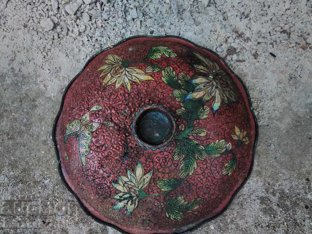 Διακοσμητικό χάλκινο πιάτο με τιμή 19.00 BGN | € 9.71 Διακοσμητικό χάλκινο πιάτο με τιμή 19.00 BGN | € 9.71