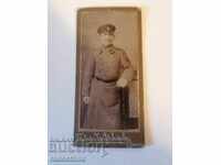 Φωτογραφία χαρτόνι φωτογραφία Todor Fakirov Σόφια στρατιώτης