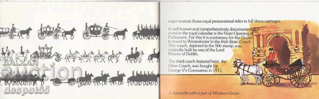 Auction 1978. Antigua. The coronation of Queen Elizabeth II. Carnet. Auction 1978. Antigua. The coronation of Queen Elizabeth II. Carnet.