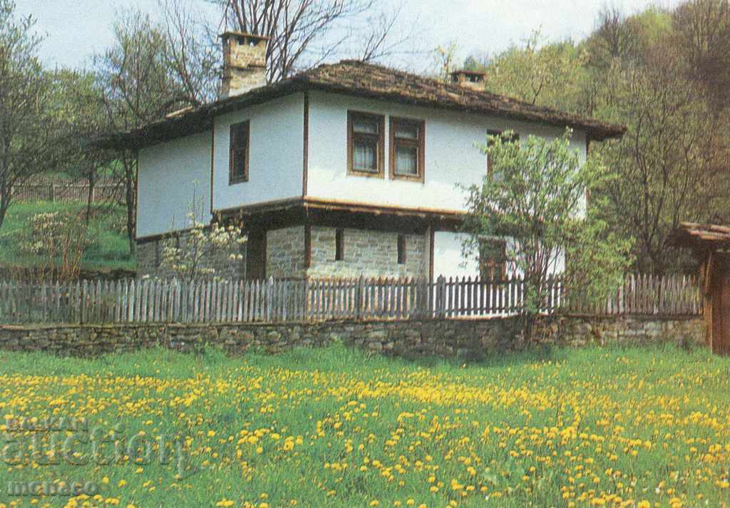 Old postcard - Bozhentsi, Old house