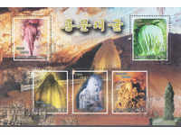 2002. North. Korea. Ryongmun Cave - stalactites. Block.
