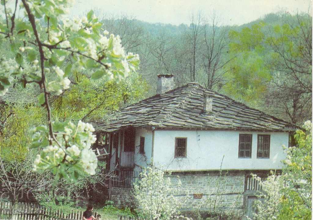 Стара картичка - Боженци, Стара къща