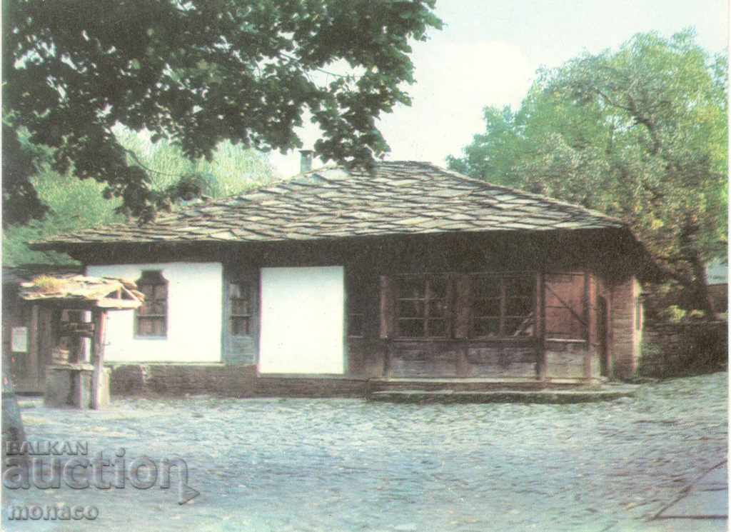 Old postcard - Bozhentsi, Old house - tavern