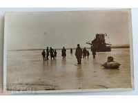 ЧЕРНО МОРЕ ЗАМРЪЗНАЛО СТАРА СНИМКА ФОТОГРАФИЯ