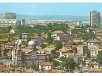 Old postcard - Burgas, General view