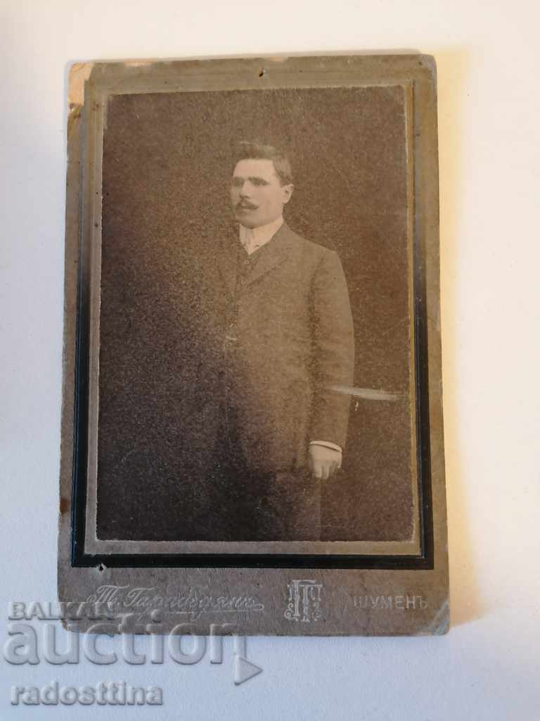 Fotografie din carton foto T. Garabedyan 1909