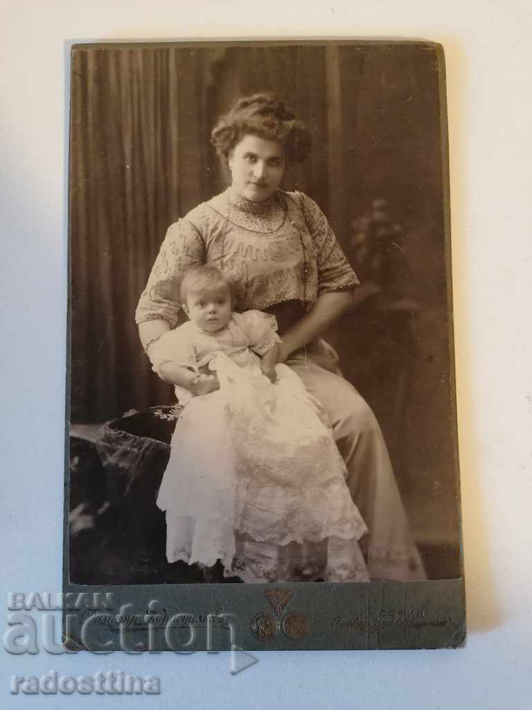 Photo cardboard photography Dimitar Karastoyanov 1906 Photo cardboard photography Dimitar Karastoyanov 1906