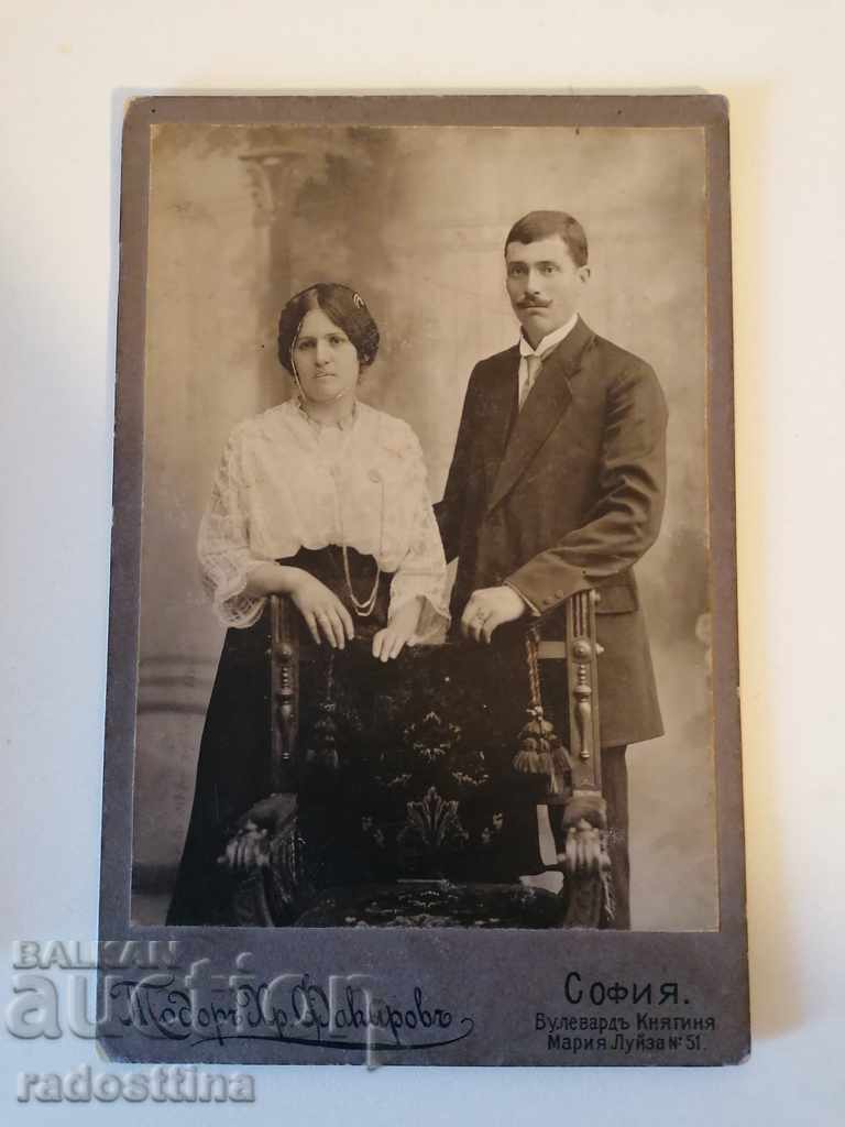 Снимка картон фотография Тодор Факиров Снимка картон фотография Тодор Факиров