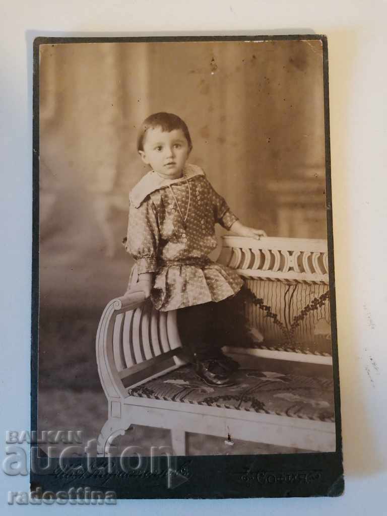 Fotografie pe carton Ivan Karastoyanov 1915