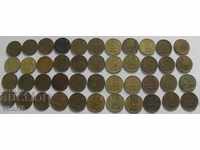 LOT OF 44 COINS OF 1 HUNDRED