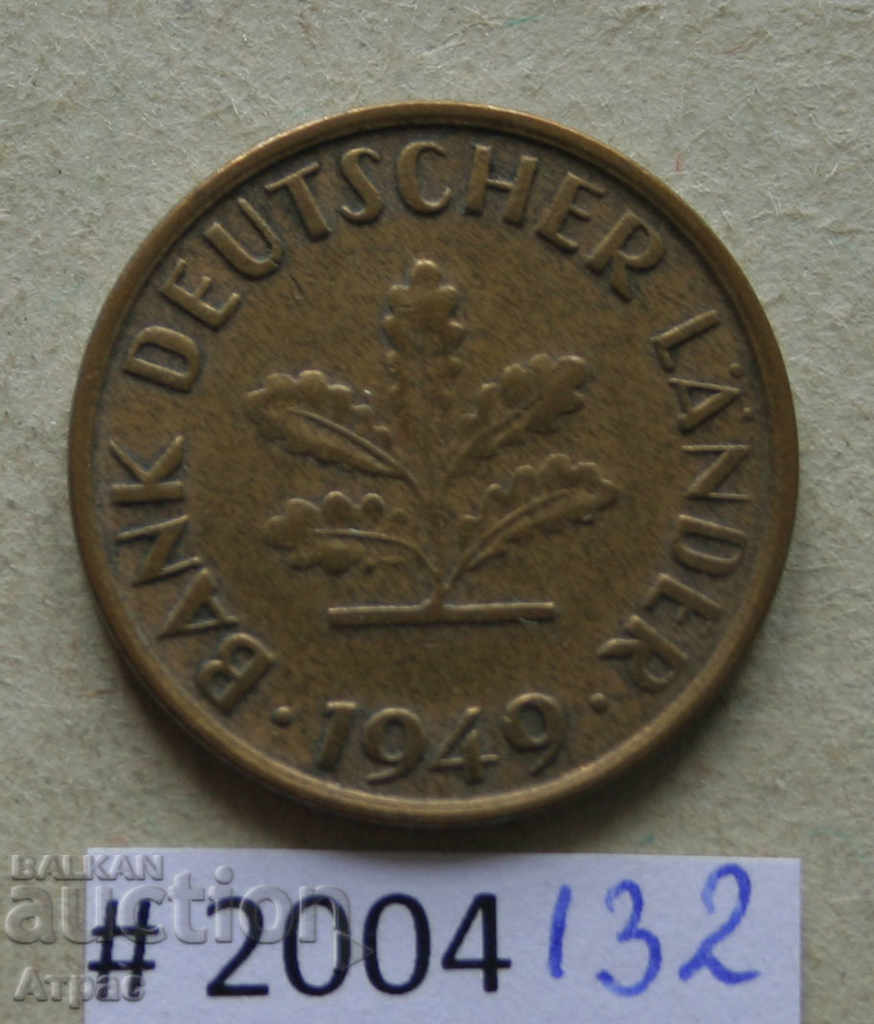 10 pfennig 1949 G - Γερμανία με τιμή € 0.31 | 0.61 BGN