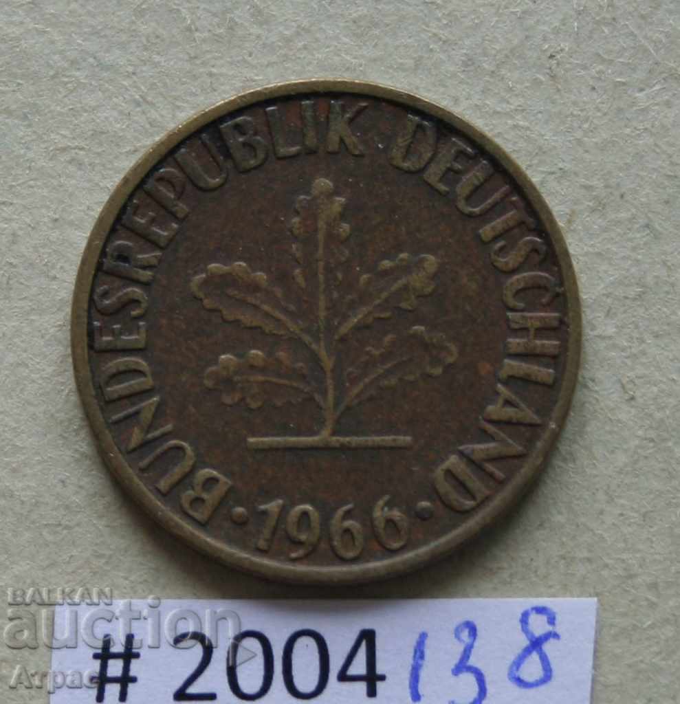 10 pfennig 1966 G - Γερμανία με τιμή € 0.20 | 0.39 BGN