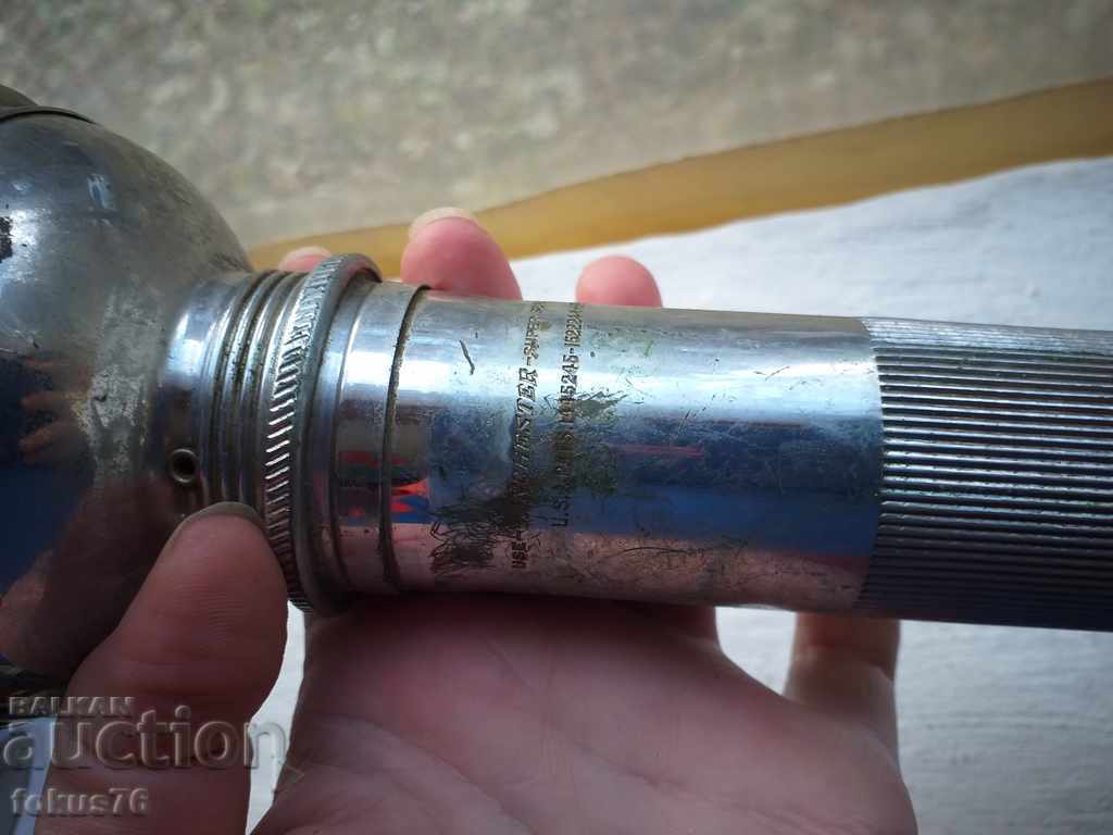 Auction OLD AMERICAN FLASHLIGHT FLASHLIGHT WITH MARKINGS - BZC Auction OLD AMERICAN FLASHLIGHT FLASHLIGHT WITH MARKINGS - BZC