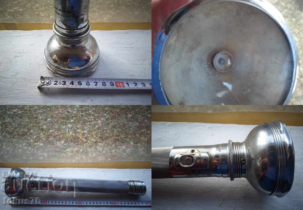 OLD AMERICAN FLASHLIGHT FLASHLIGHT WITH MARKINGS - BZC - 7 OLD AMERICAN FLASHLIGHT FLASHLIGHT WITH MARKINGS - BZC - 7