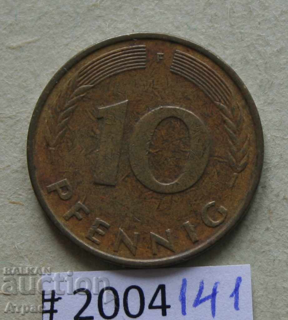 10 pfennig 1979 f - Γερμανία