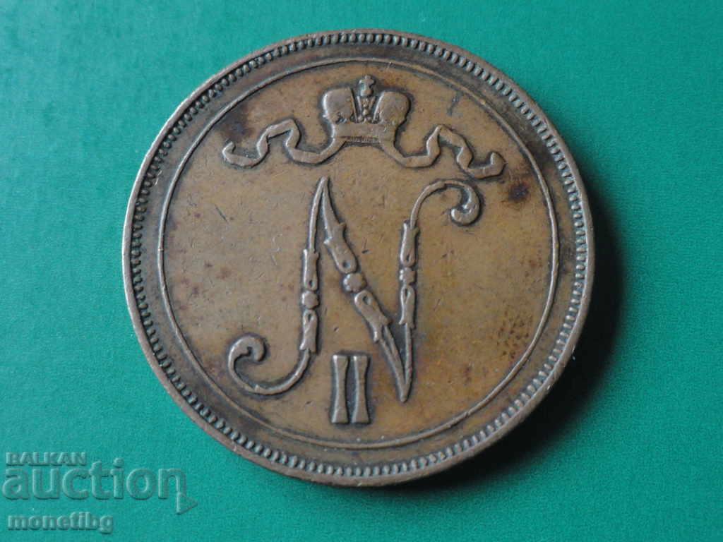 Russia (for Finland) 1908 - 10 pennies with price 25.00 BGN | € 12.78 Russia (for Finland) 1908 - 10 pennies with price 25.00 BGN | € 12.78