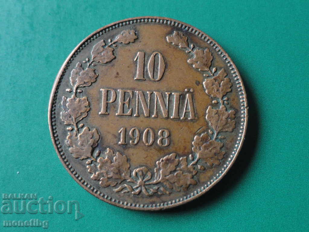 Auction Russia (for Finland) 1908 - 10 pennies Auction Russia (for Finland) 1908 - 10 pennies