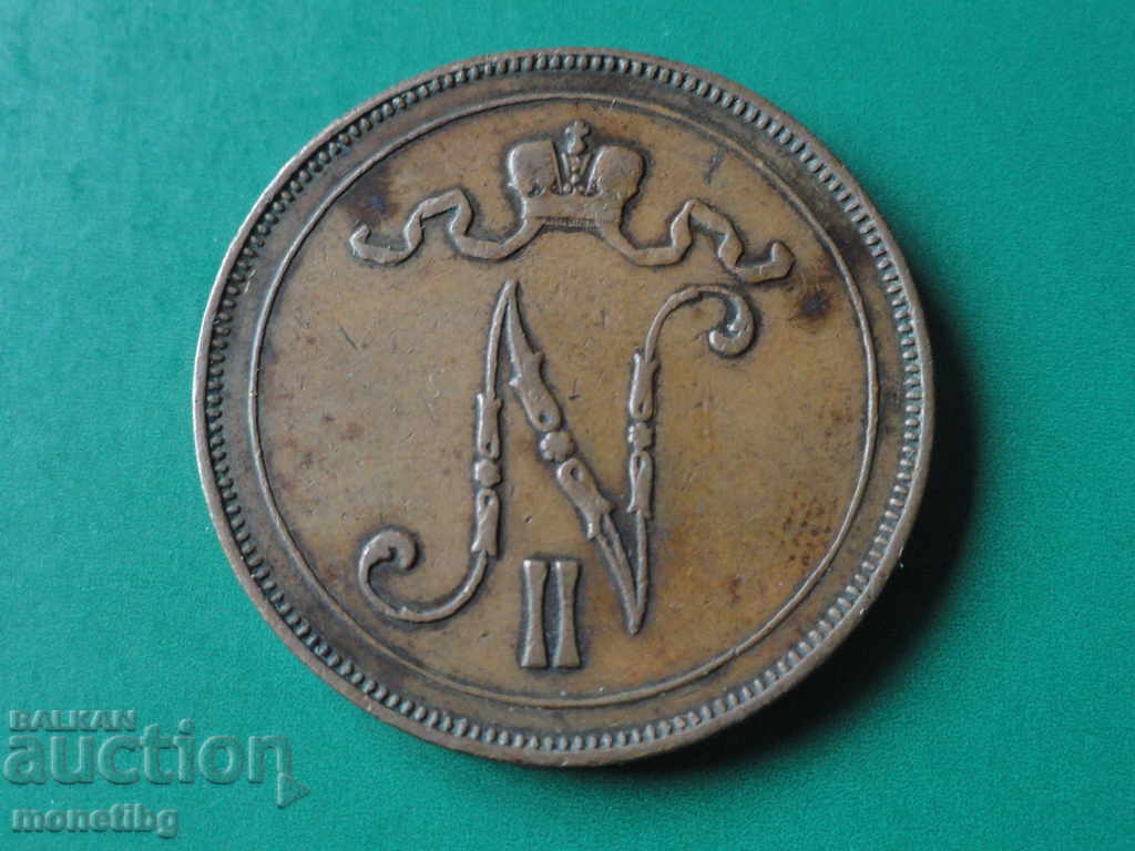 Russia (for Finland) 1908 - 10 pennies - 6 Russia (for Finland) 1908 - 10 pennies - 6