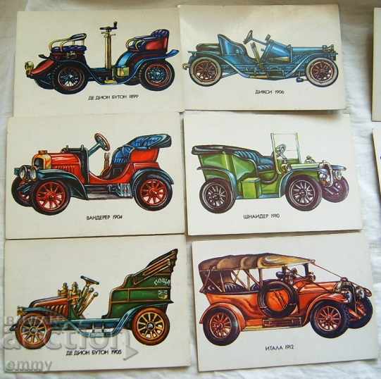 Card Old cars in retro retro cars - 12 τεμάχια με τιμή 20.00 BGN | € 10.23 Card Old cars in retro retro cars - 12 τεμάχια με τιμή 20.00 BGN | € 10.23