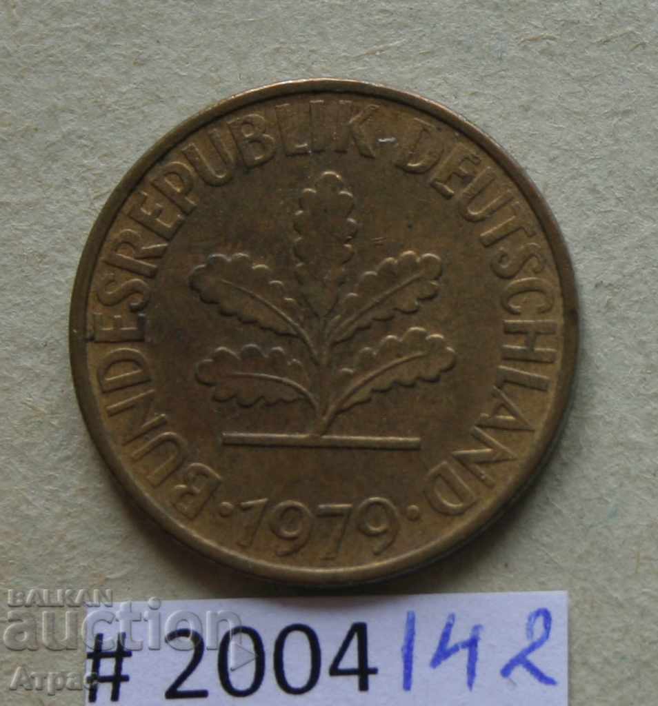 10 pfennig 1979 f - Γερμανία με τιμή € 0.20 | 0.39 BGN