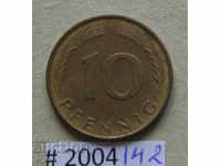 10 pfennig 1979 f - Germany