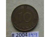 10 pfennig 1981 F - Germania