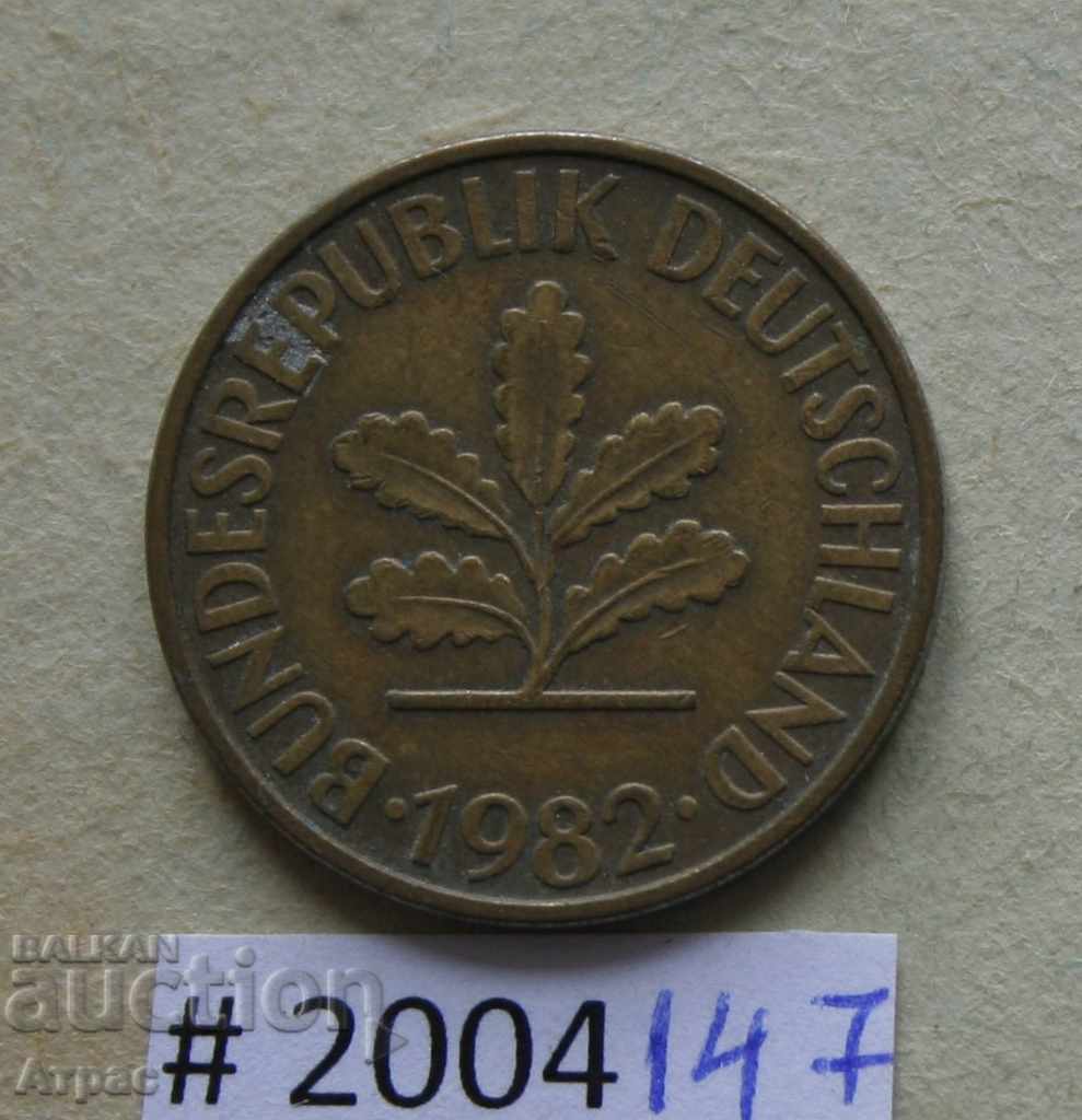 10 pfennig 1982 D - Γερμανία με τιμή € 0.20 | 0.39 BGN