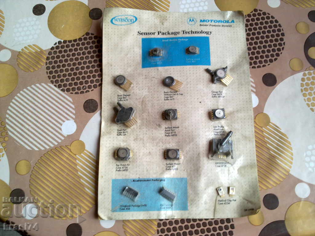 Motorola electronic components set