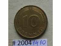 10 pfennig 1985 D - Γερμανία